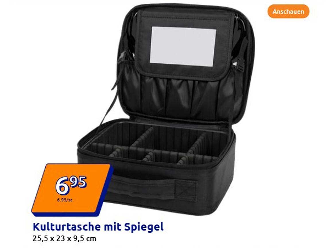 Kulturtasche mit Spiegel