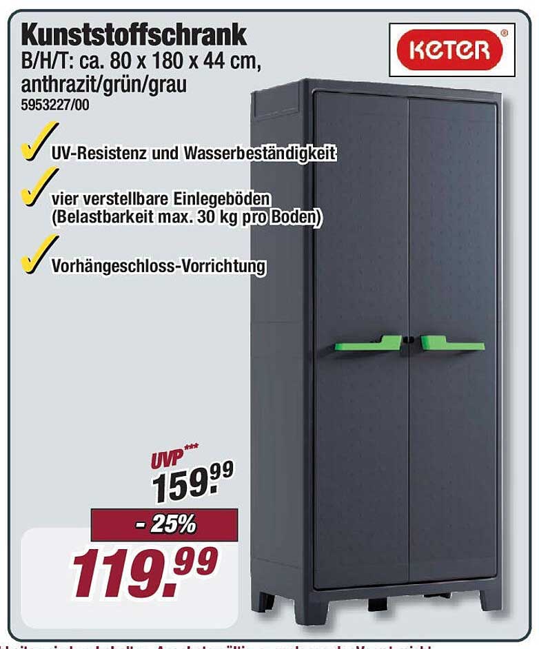 Kunststoffschrank