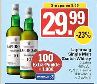 Laphroaig Single Malt Scotch Whisky 10 Jahre