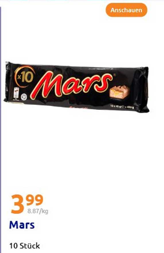 Mars Schokoriegel im 10er Pack – Egal ob für den Kaffeetisch oder zum Naschen unterwegs!