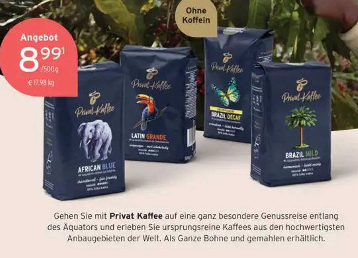 Privat Kaffee – Genussvielfalt aus dem Herzen des Äquators
