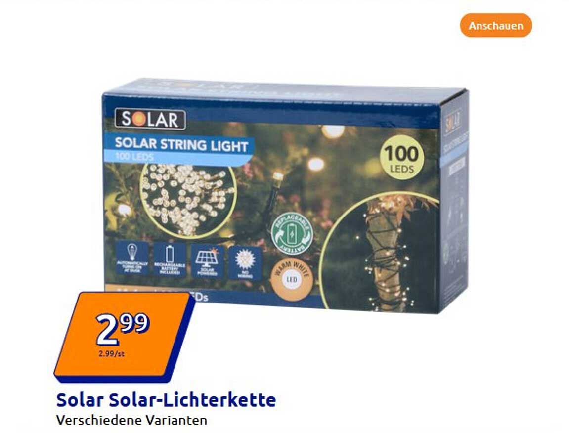 Solar Solar-Lichterkette - Verschiedene Varianten