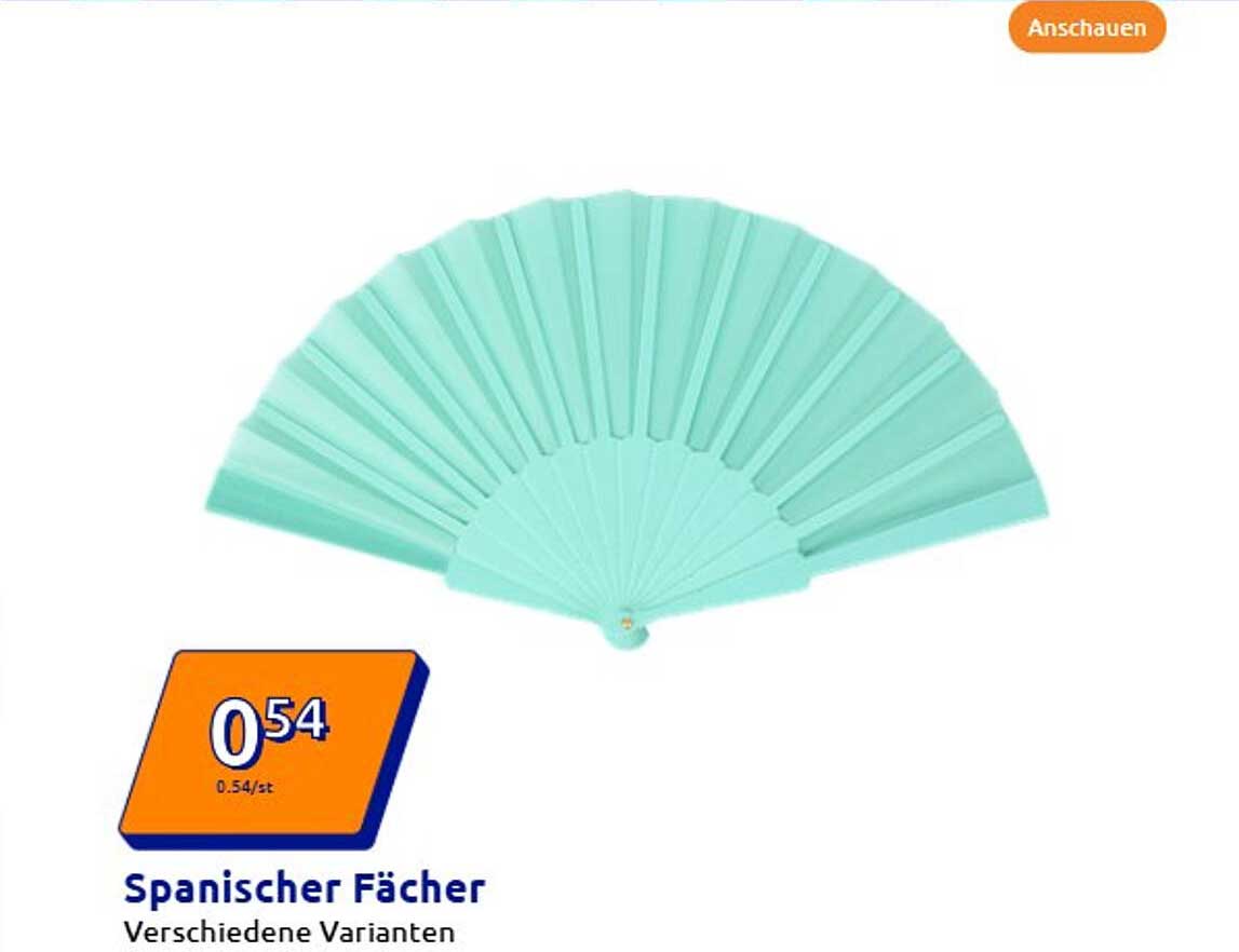 Spanischer Fächer - verschiedene Varianten