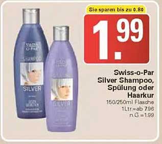 Swiss-o-Par Silver Shampoo, Spülung oder Haarkur