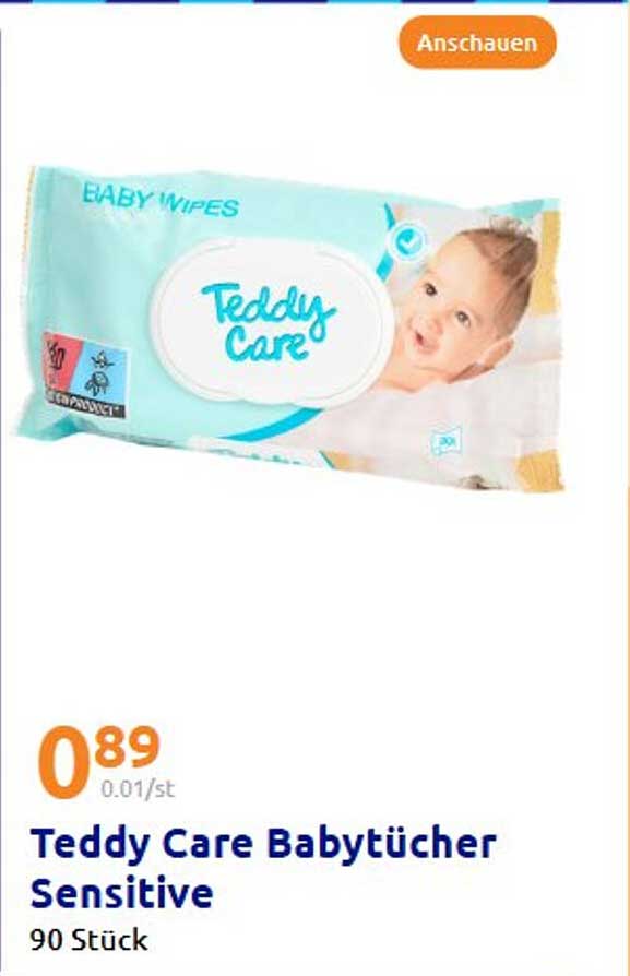 Teddy Care Babytücher Sensitive - 90 Stück