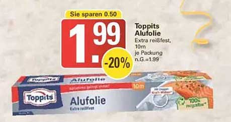 Toppits Alufolie 10m