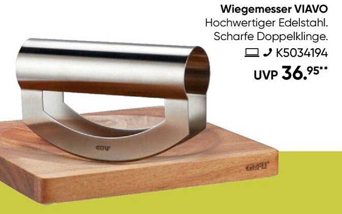 Wiegenmesser VIAVO aus hochwertigem Edelstahl