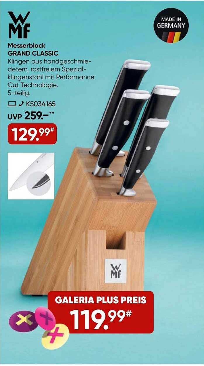 WMF Messerblock Grand Classic - 5-teilig