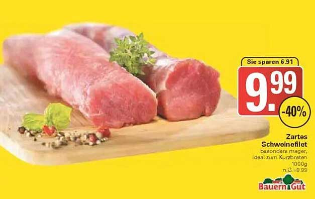 Zartes Schweinefilet - 1.000 g