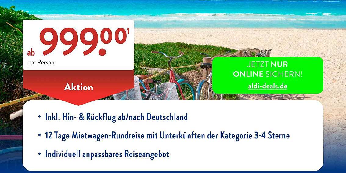 12 Tage Mietwagen-Rundreise inklusive Flüge ab 999,00€ pro Person
