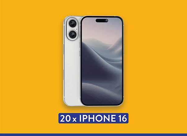 20 x iPhone 16 - Das neue Apple Smartphone