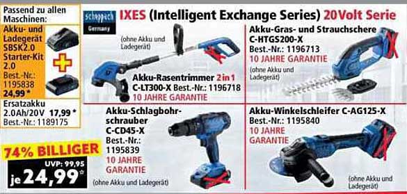 Akku-Rasentrimmer 2in1 C-LT300-X
