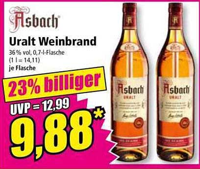Asbach Uralt Weinbrand 0,7 l Flasche