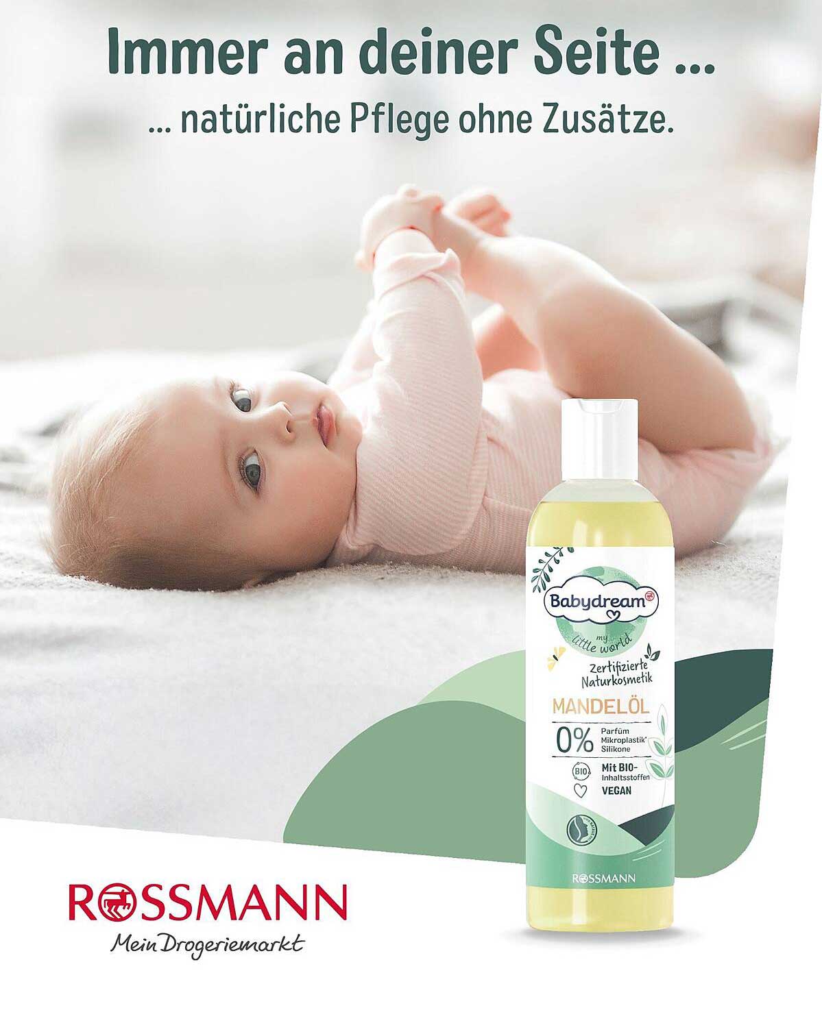 Babydream Mandelöl 200 ml – Zertifizierte Naturkosmetik