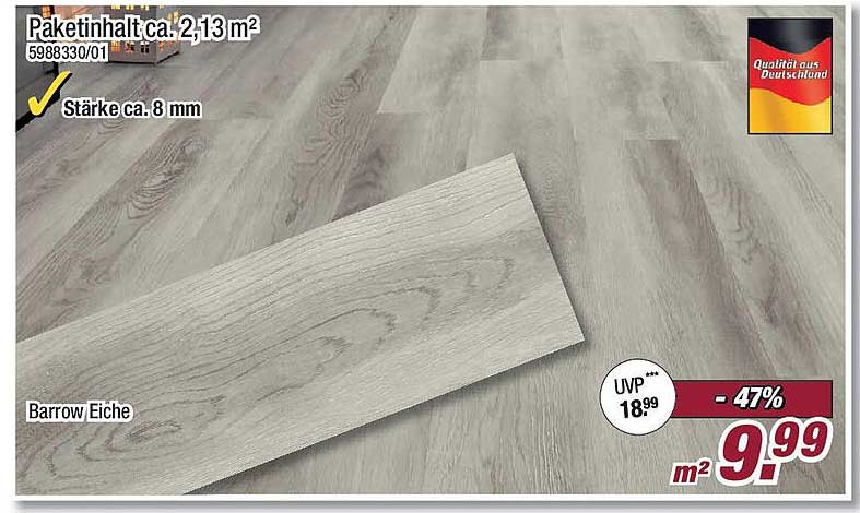 Barrow Eiche Laminatboden - Jetzt zum Sparpreis!