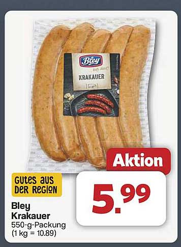 Bley Krakauer 550-g-Packung, Aktionspreis