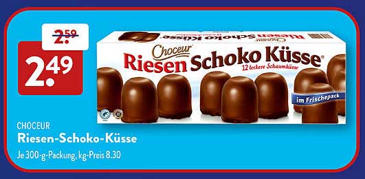 Chocoeur Riesen-Schoko-Küsse 300 g