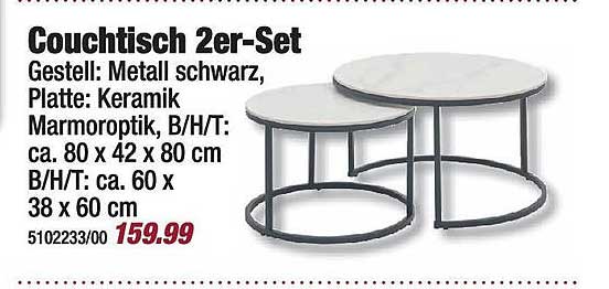 Couchtisch 2er-Set