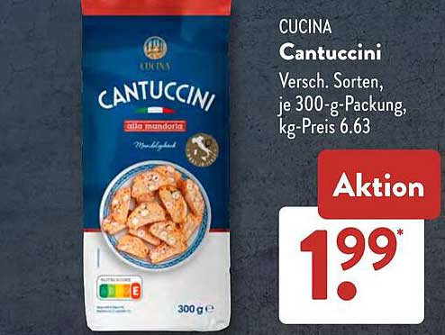 CUCINA Cantuccini - Verschiedene Sorten, je 300-g-Packung