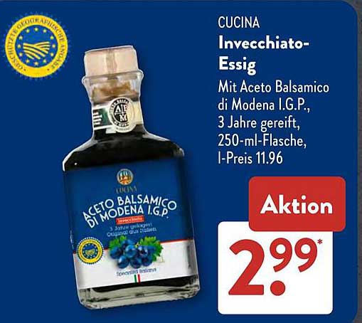 CUCINA Invecchiato-Essig mit Aceto Balsamico di Modena I.G.P., 250 ml