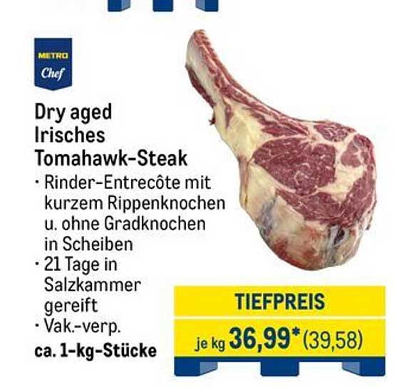 Dry aged Irisches Tomahawk-Steak