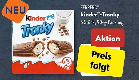 Ferrero kinder®-Tronky 5 Stück, 90-g-Packung
