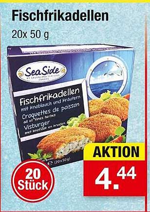 Fischfrikadellen 20x50g von SeaSide
