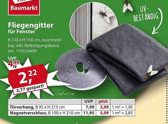 Fliegengitter für Fenster