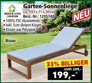 Garten-Sonnenliege