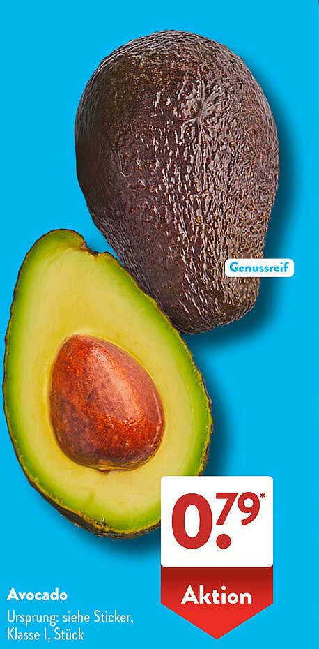 Genussreife Avocado - Stück für nur 0,79€