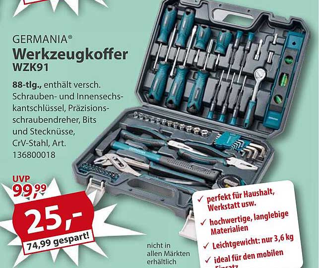 GERMANIA® Werkzeugkoffer WZK91