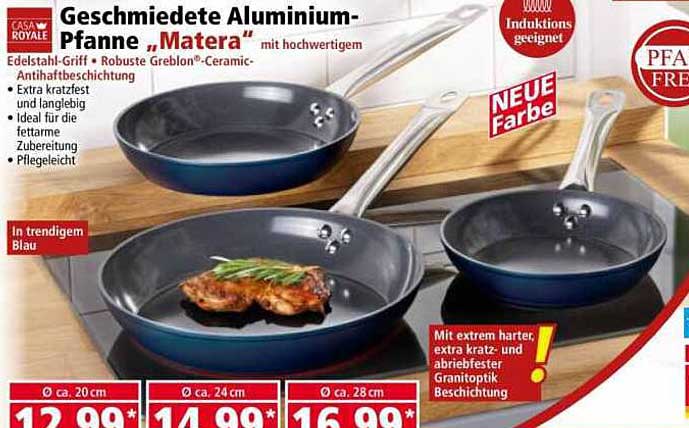 Geschmiedete Aluminium-Pfanne "Matera"