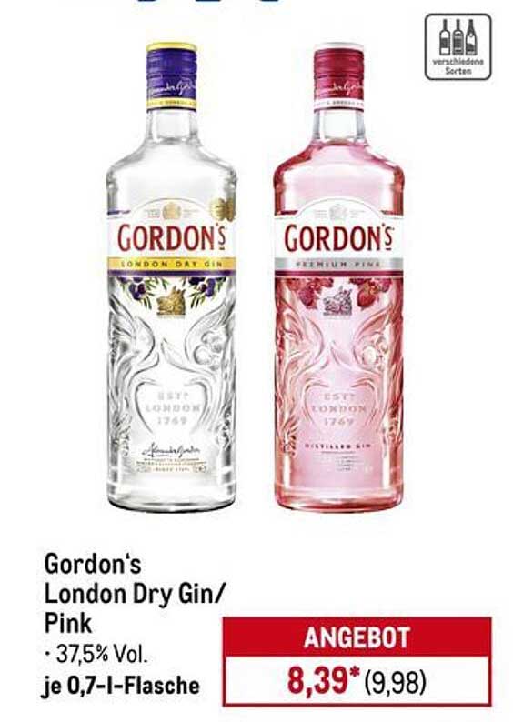 Gordon's London Dry Gin/Pink 0,7l
