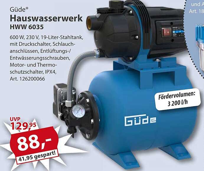Güde Hauswasserwerk HWW 6035