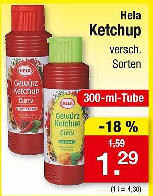 Hela Ketchup, verschiedene Sorten 300-ml-Tube