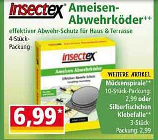 insectex Ameisen-Abwehrköder ++ 4-Stück-Packung