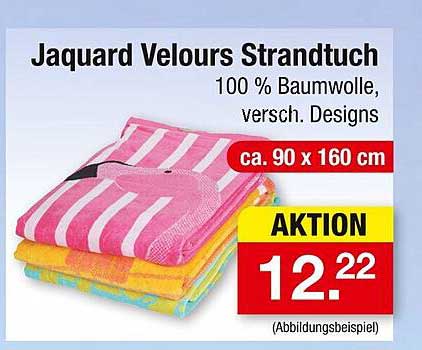 Jaquard Velours Strandtuch 100 % Baumwolle, versch. Designs