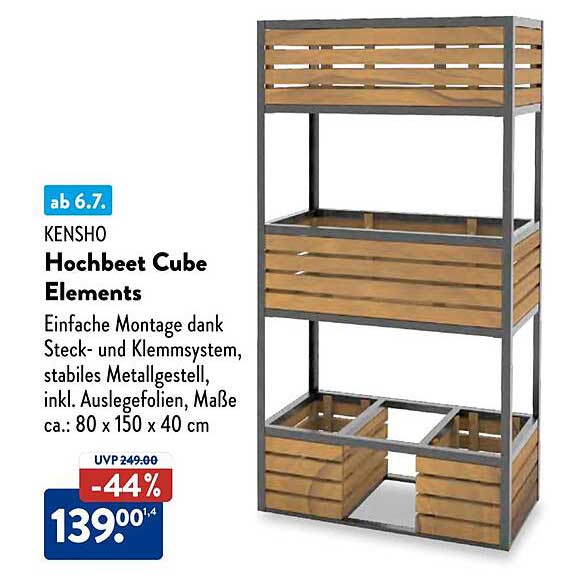 Kensho Hochbeet Cube Elements
