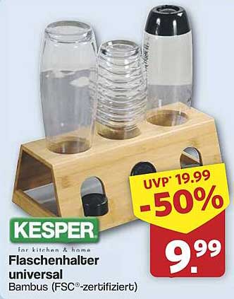 KESPER Flaschenhalter universal Bambus (FSC®-zertifiziert)