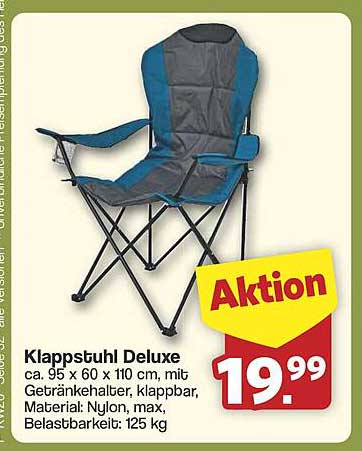 Klappstuhl Deluxe