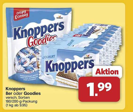 Knoppers 8er oder Goodies – Aktionsangebot