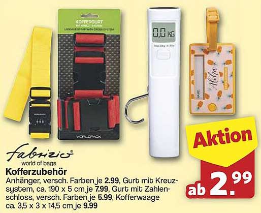 Kofferzubehör von Fabrizio – Jetzt im Angebot!