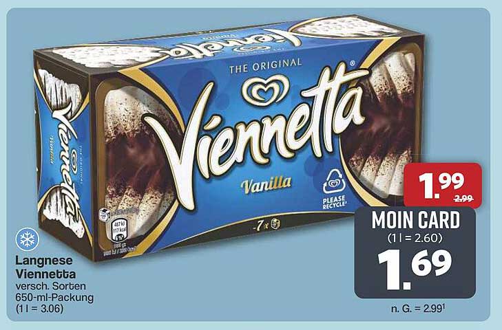 Langnese Viennetta verschiedene Sorten 650-ml-Packung