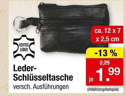 Leder-Schlüsseltasche versch. Ausführungen