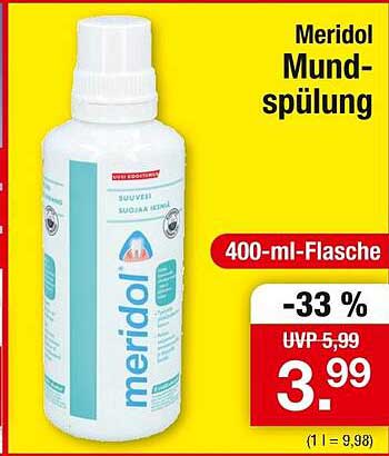 Meridol Mundspülung 400-ml-Flasche
