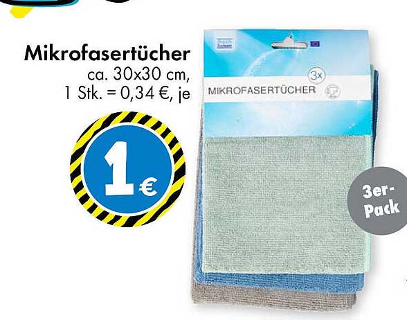 Mikrofaser-Handtücher 3er-Pack