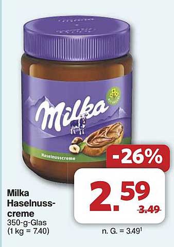 Milka Haselnusscreme 350-g-Glas - Verführerischer Genuss!