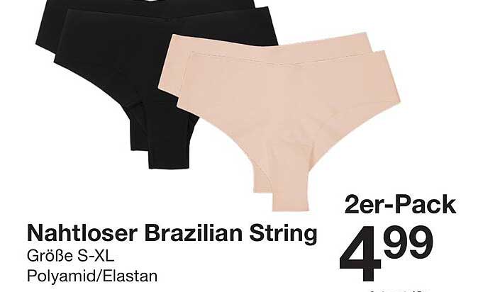 Nahtloser Brazilian String 2er-Pack