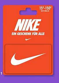 Nike Geschenkkarte - Ein Geschenk für alle