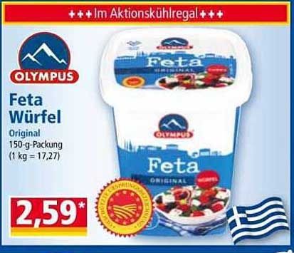 OLYMPUS Feta Würfel 150 g